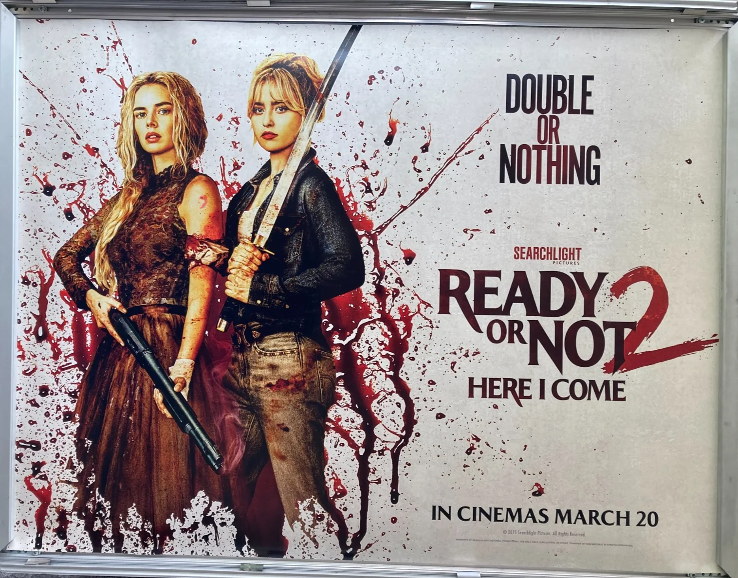 Cinema Poster: READY OR NOT 2 HERE I COME (Quad) Samara Weaving Elijah Wood, изображение 3