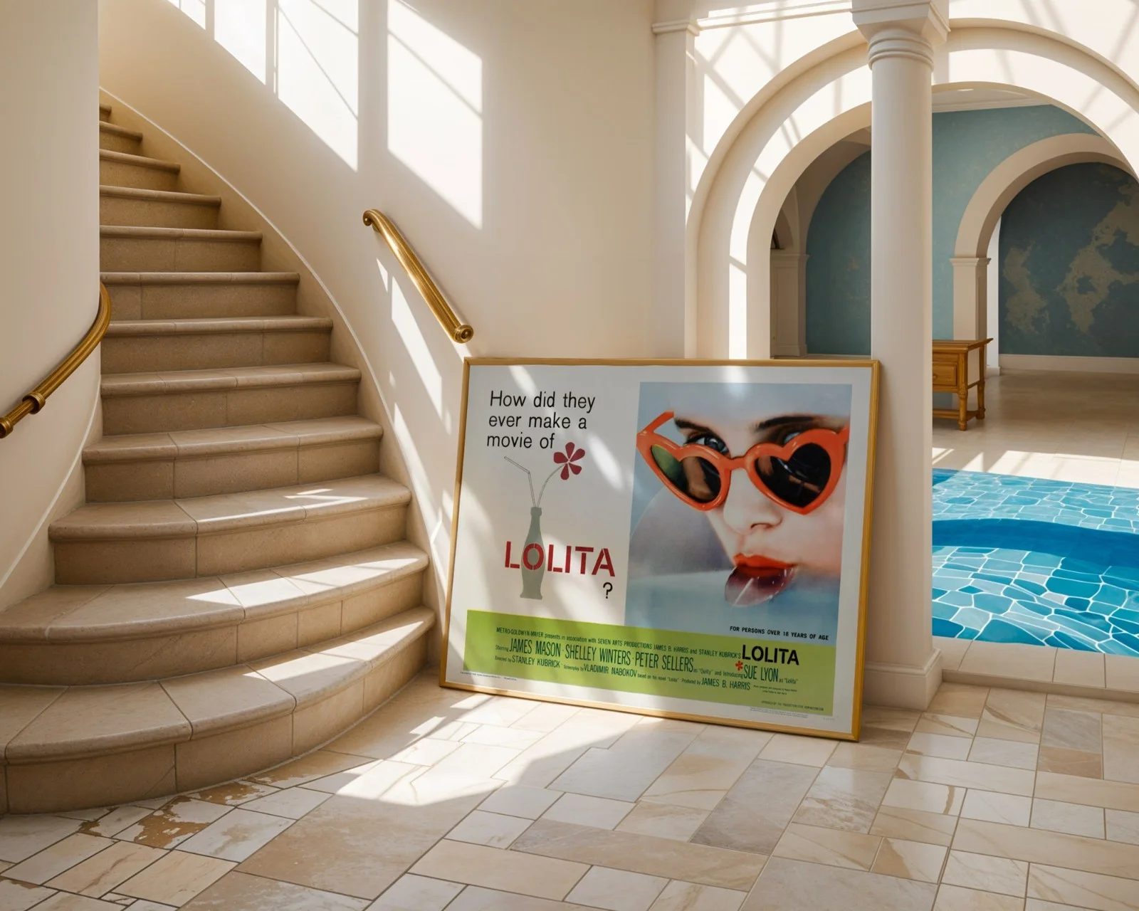 Lolita - 1962 Romance / Crime Drama Restored 30" x 40" UK Quad Poster, изображение 4