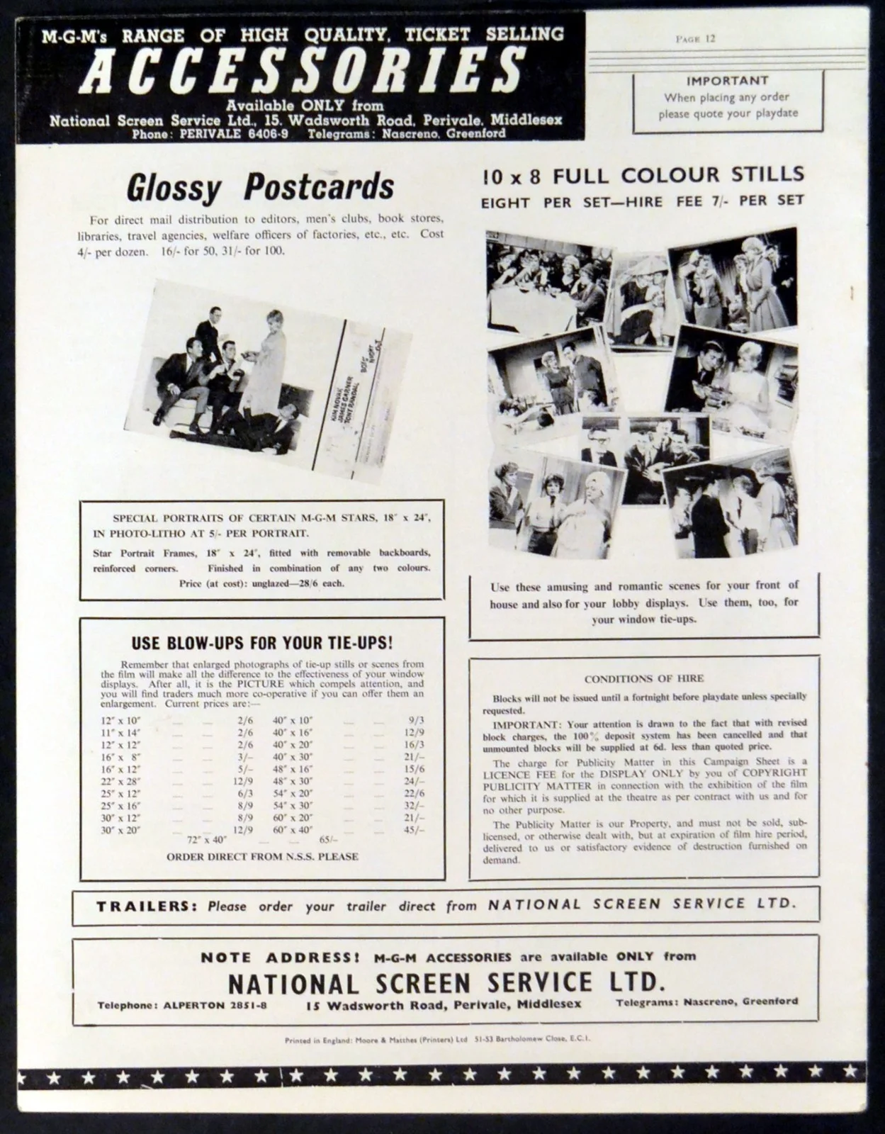 BOYS’ NIGHT OUT 1962 Kim Novak, James Garner, Tony Randall UK PRESSBOOK, изображение 4