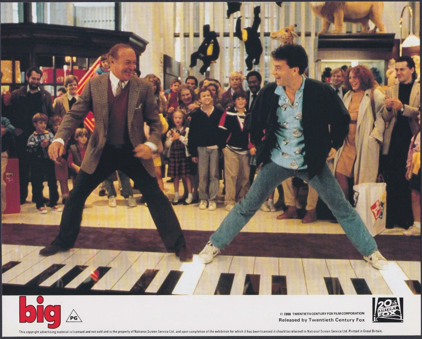 Big 8x Original UK FOH Lobby Cards Tom Hanks Elizabeth Perkins 1988, изображение 2