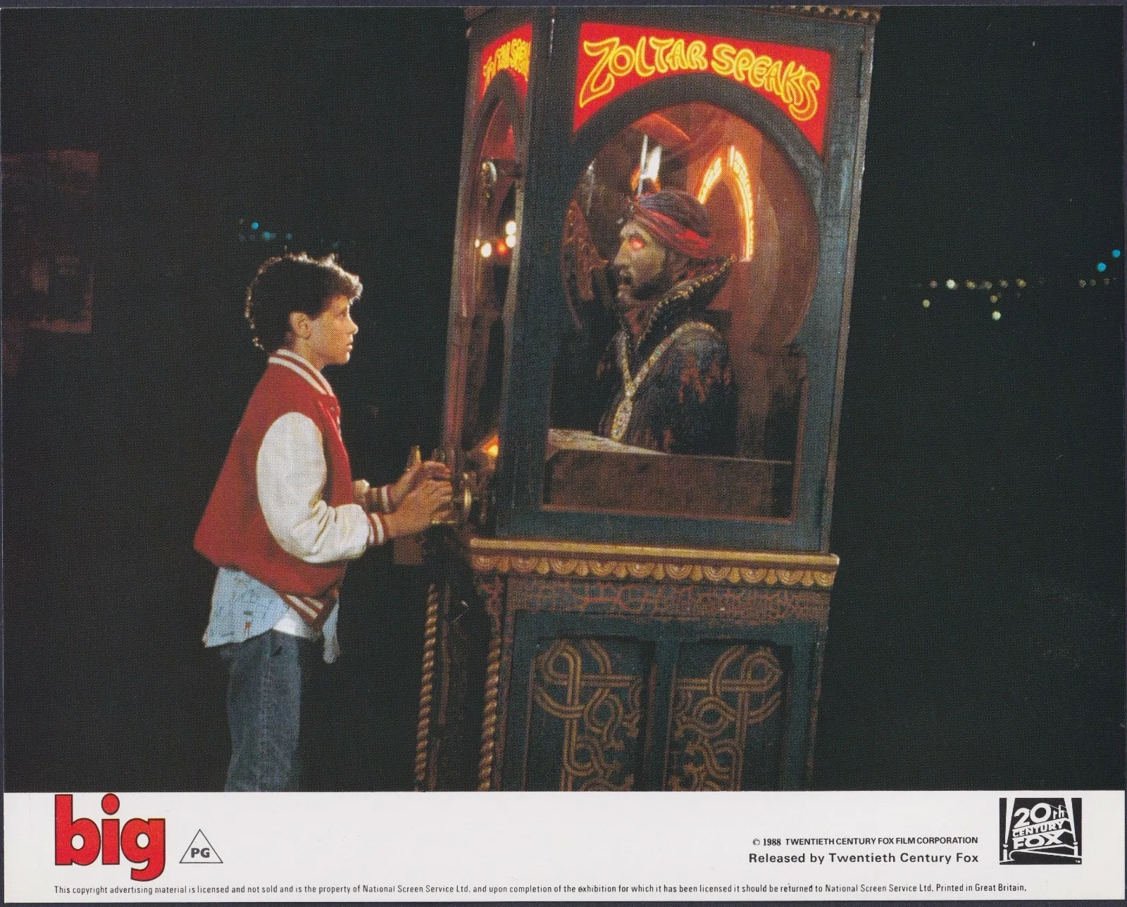 Big 8x Original UK FOH Lobby Cards Tom Hanks Elizabeth Perkins 1988, изображение 3