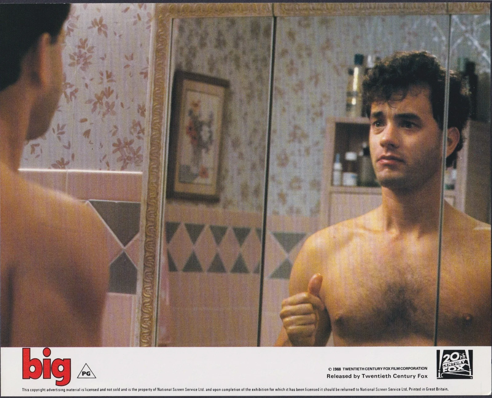 Big 8x Original UK FOH Lobby Cards Tom Hanks Elizabeth Perkins 1988, изображение 4