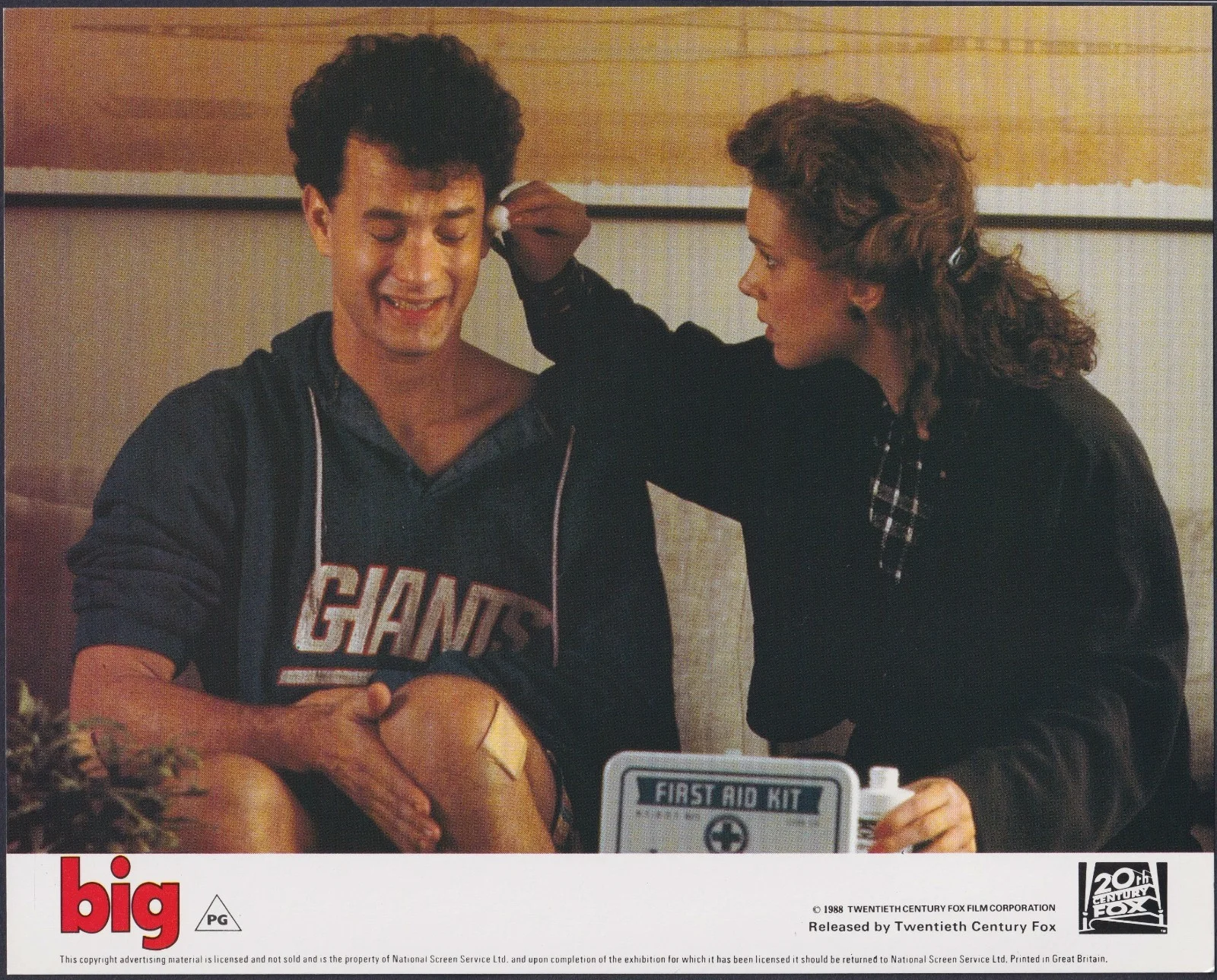 Big 8x Original UK FOH Lobby Cards Tom Hanks Elizabeth Perkins 1988, изображение 5