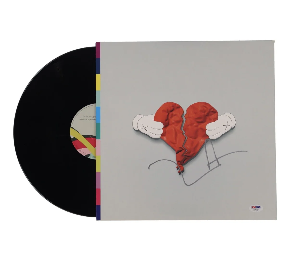 Kanye West Signed "808s and Heartbreak" Vinyl Record Album (PSA), изображение 2