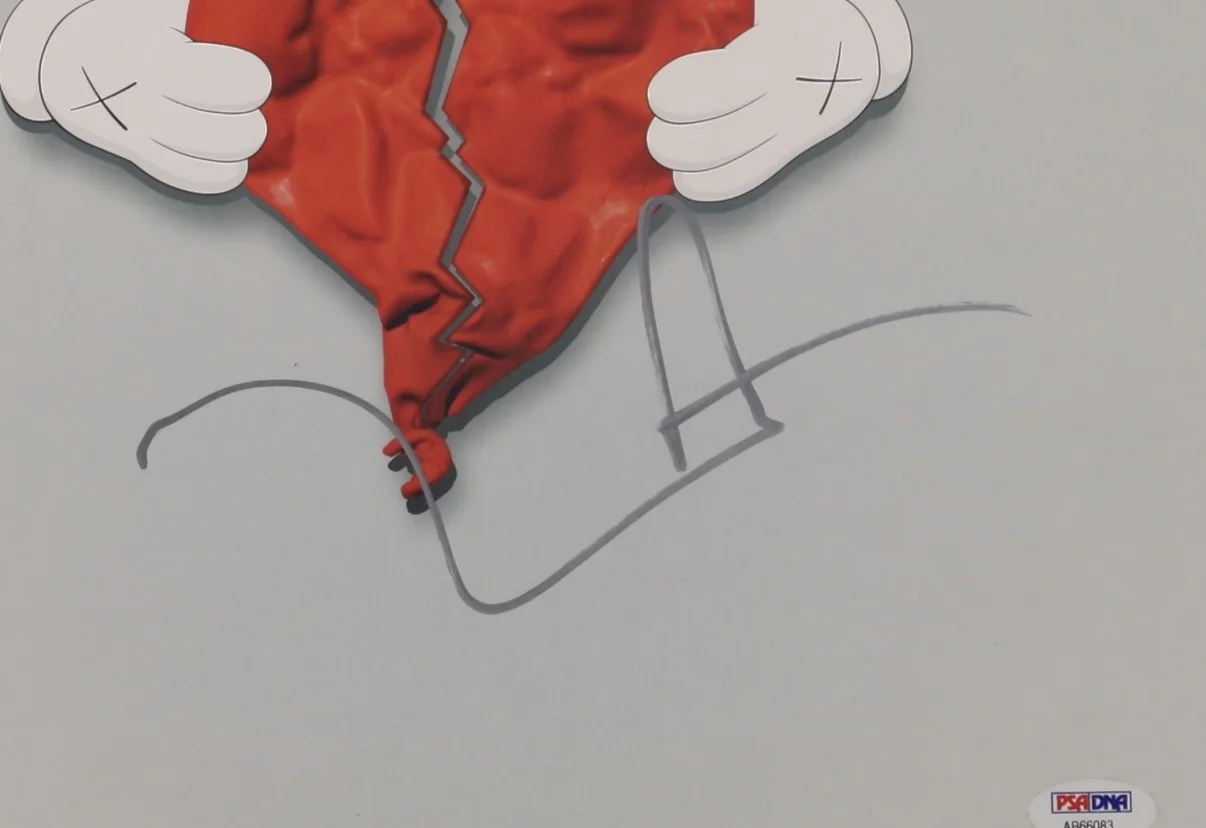 Kanye West Signed "808s and Heartbreak" Vinyl Record Album (PSA), изображение 4