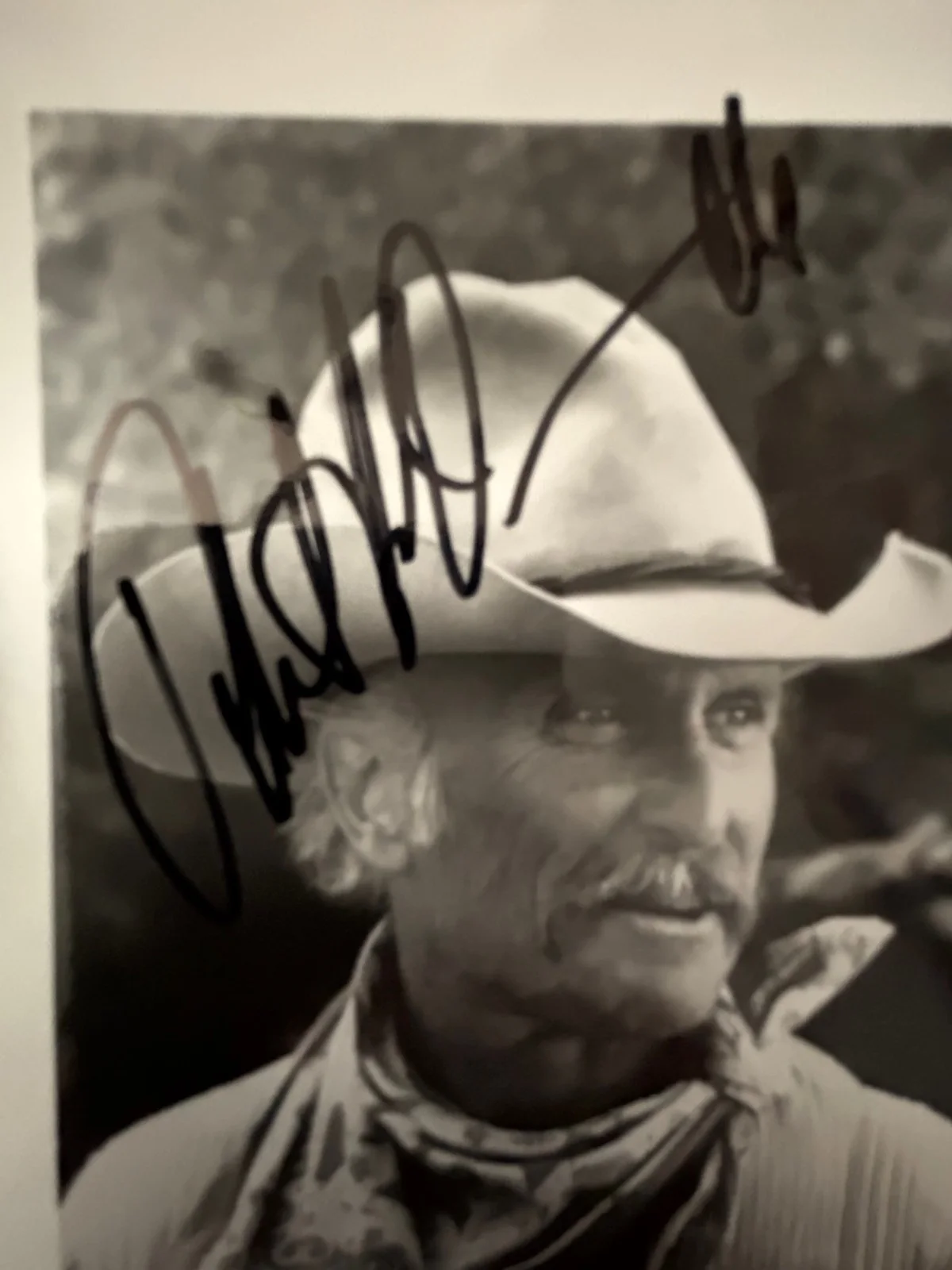 Robert Duvall — Robert Duvall – Signed (5” x 7”) Autographed black and white photo, image 2