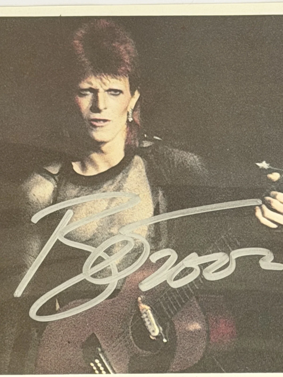 David Bowie Autographed Signed Vintage Picture 6 X 6, image 2