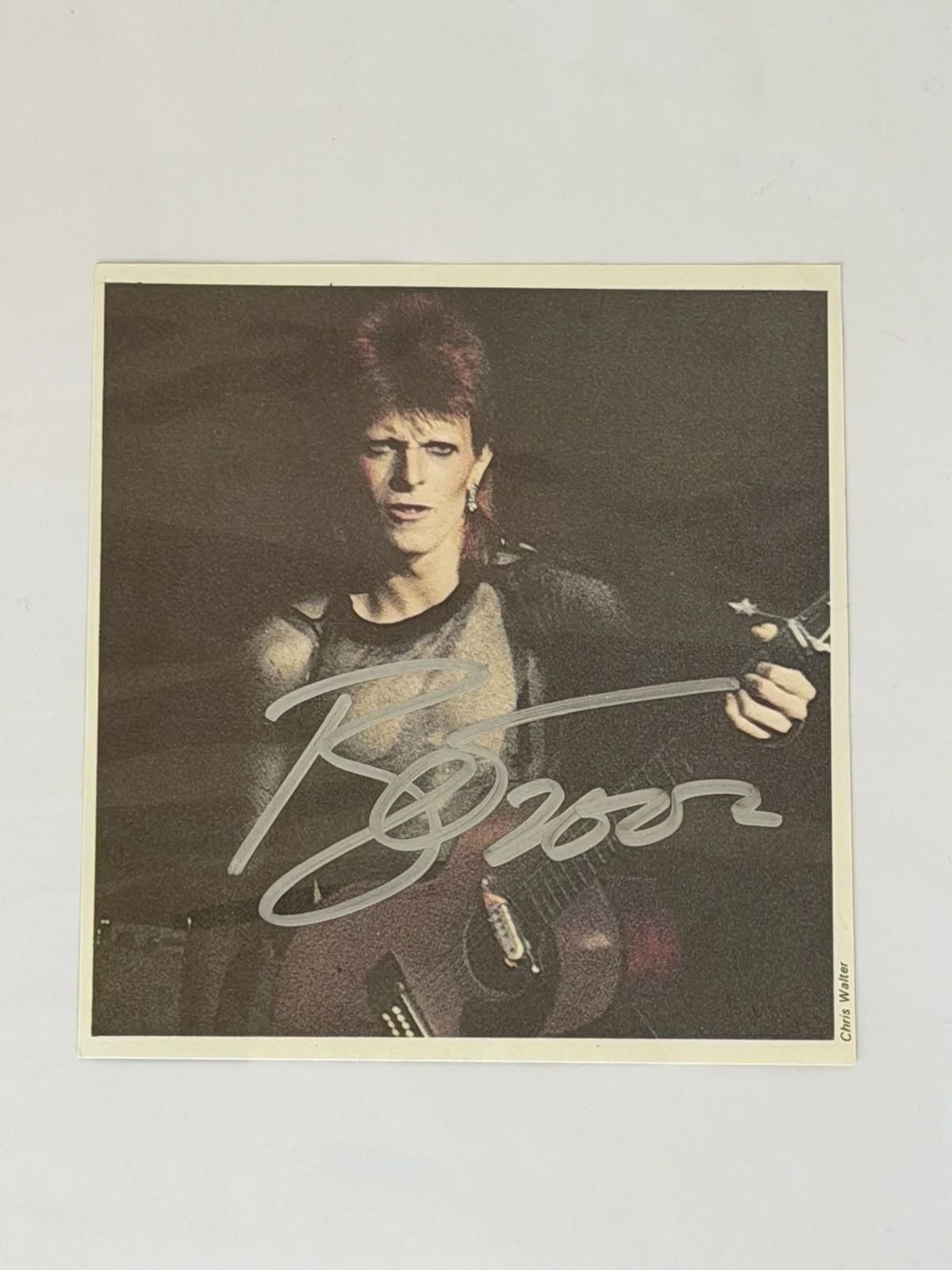 David Bowie Autographed Signed Vintage Picture 6 X 6, image 3