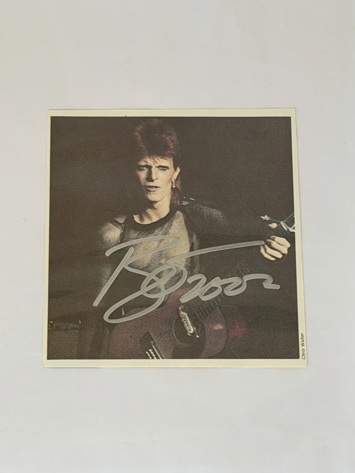 David Bowie Autographed Signed Vintage Picture 6 X 6, image 4