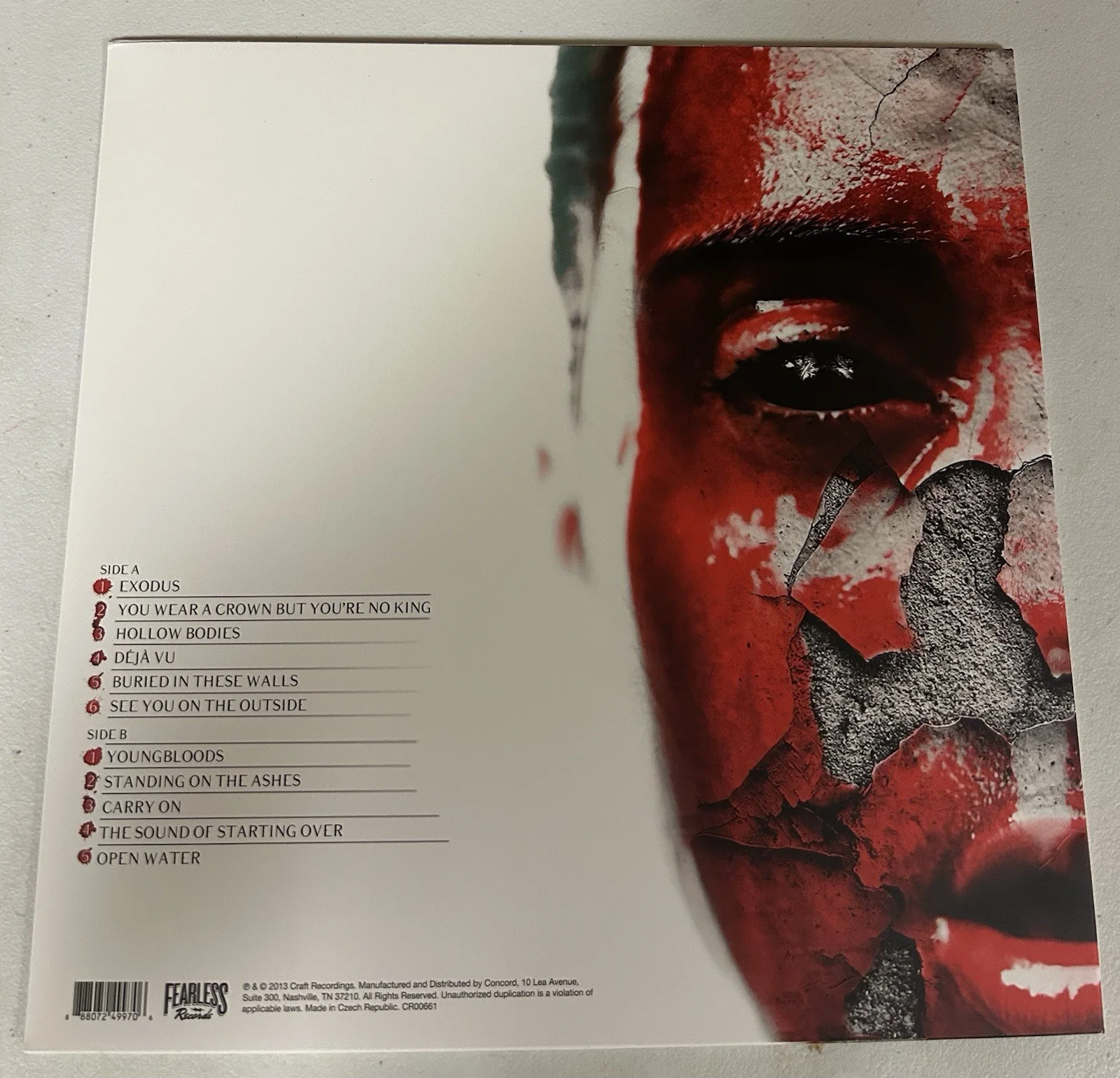 BLESSTHEFALL AUTOGRAPHED SIGNED HOLLOW BODIES LP VINYL ALBUM JSA COA # CM86132, image 3