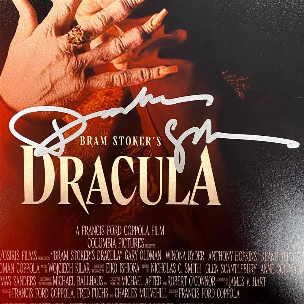 Gary Oldman signed Bram Stoker's "Dracula" 11x17 Photo Poster auto Beckett BAS, изображение 2