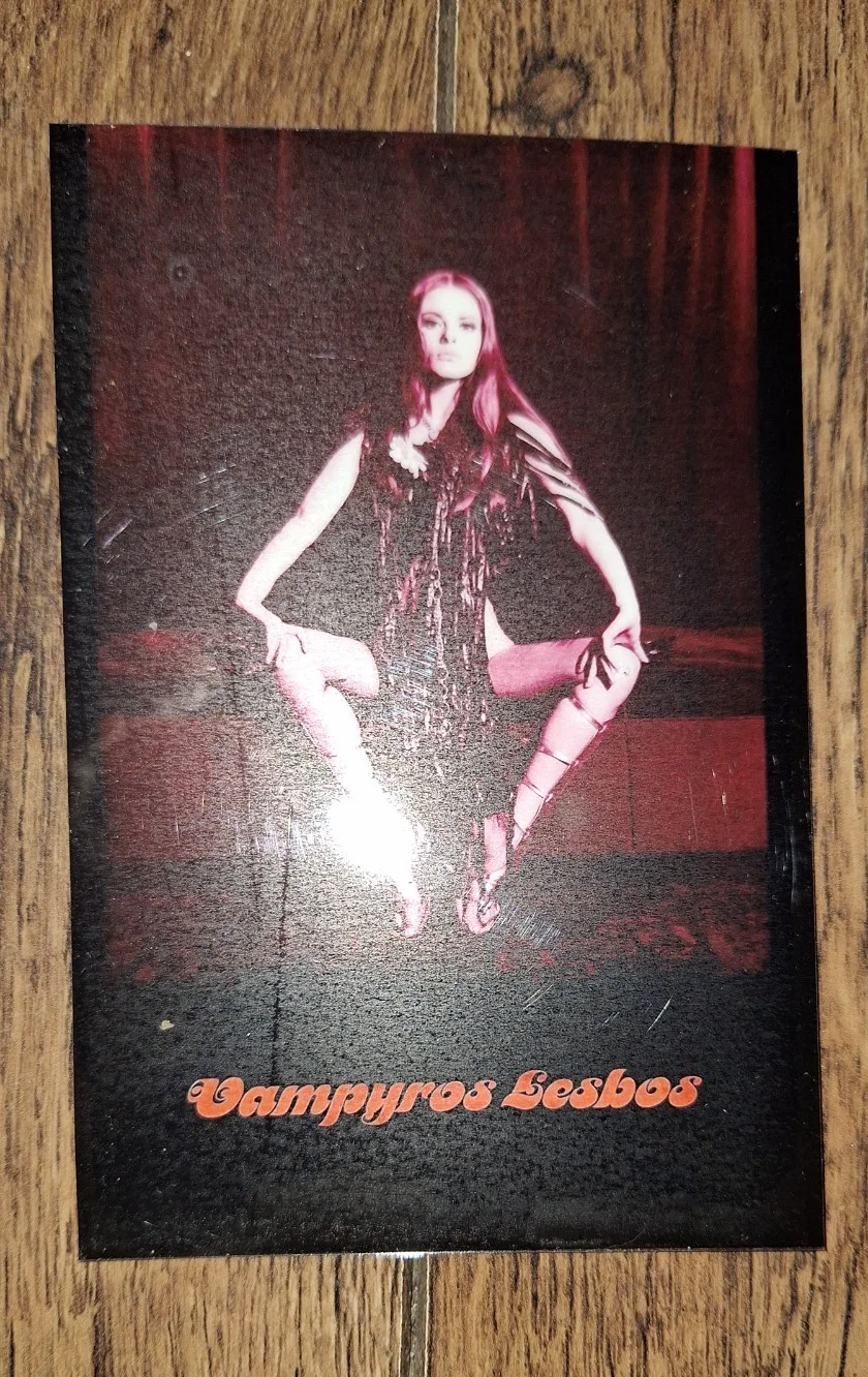 "Vampyros Lesbos" 1971 Theatrical Release Film Poster 4x Modern Art Postcards, изображение 2