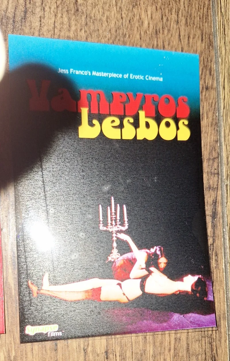 "Vampyros Lesbos" 1971 Theatrical Release Film Poster 4x Modern Art Postcards, изображение 3