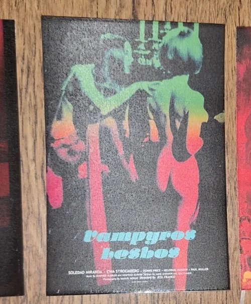 "Vampyros Lesbos" 1971 Theatrical Release Film Poster 4x Modern Art Postcards, изображение 4