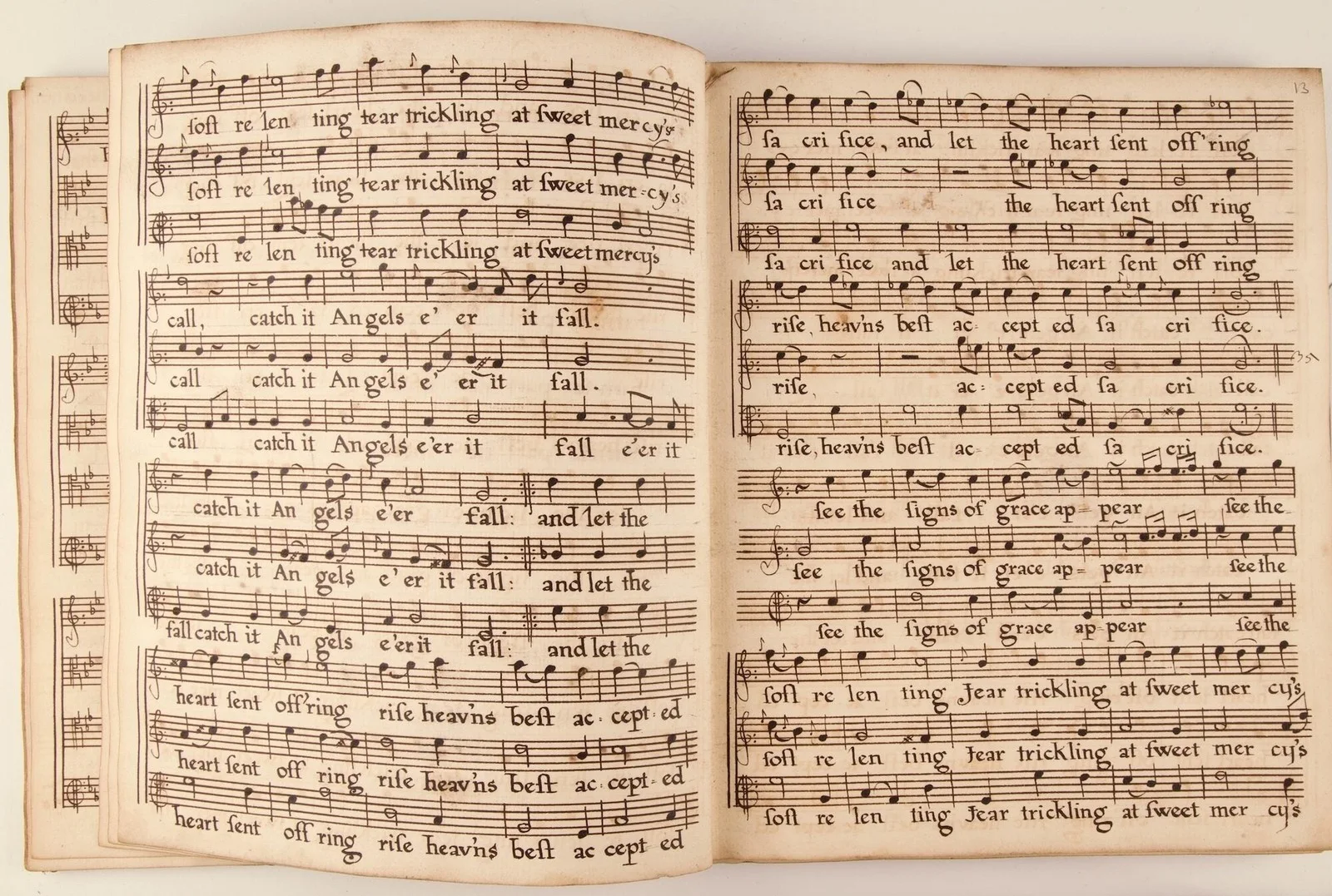 Rev Phocion HENLEY / 18th century manuscript collection of English glees anthems, изображение 3