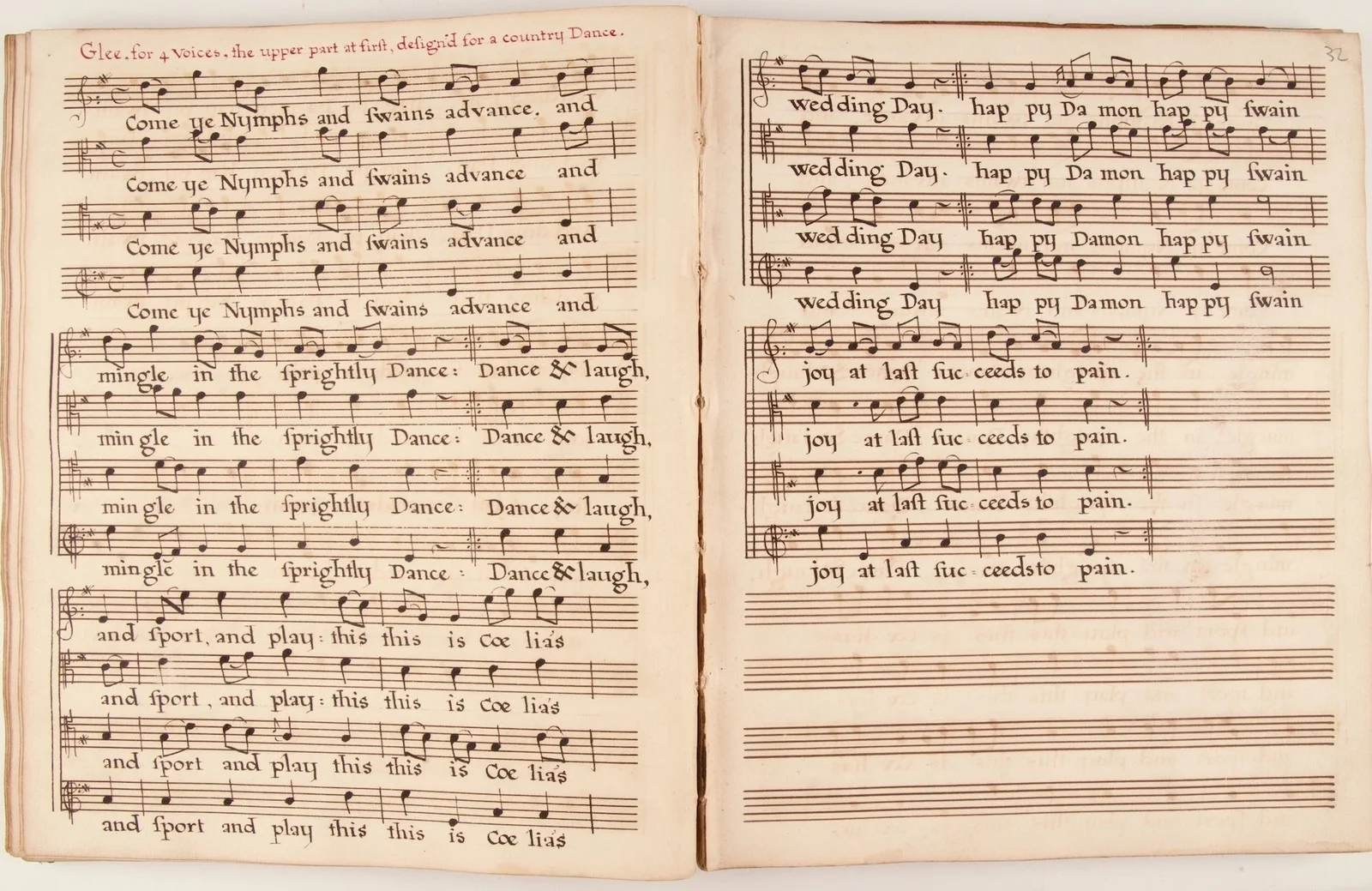 Rev Phocion HENLEY / 18th century manuscript collection of English glees anthems, изображение 4