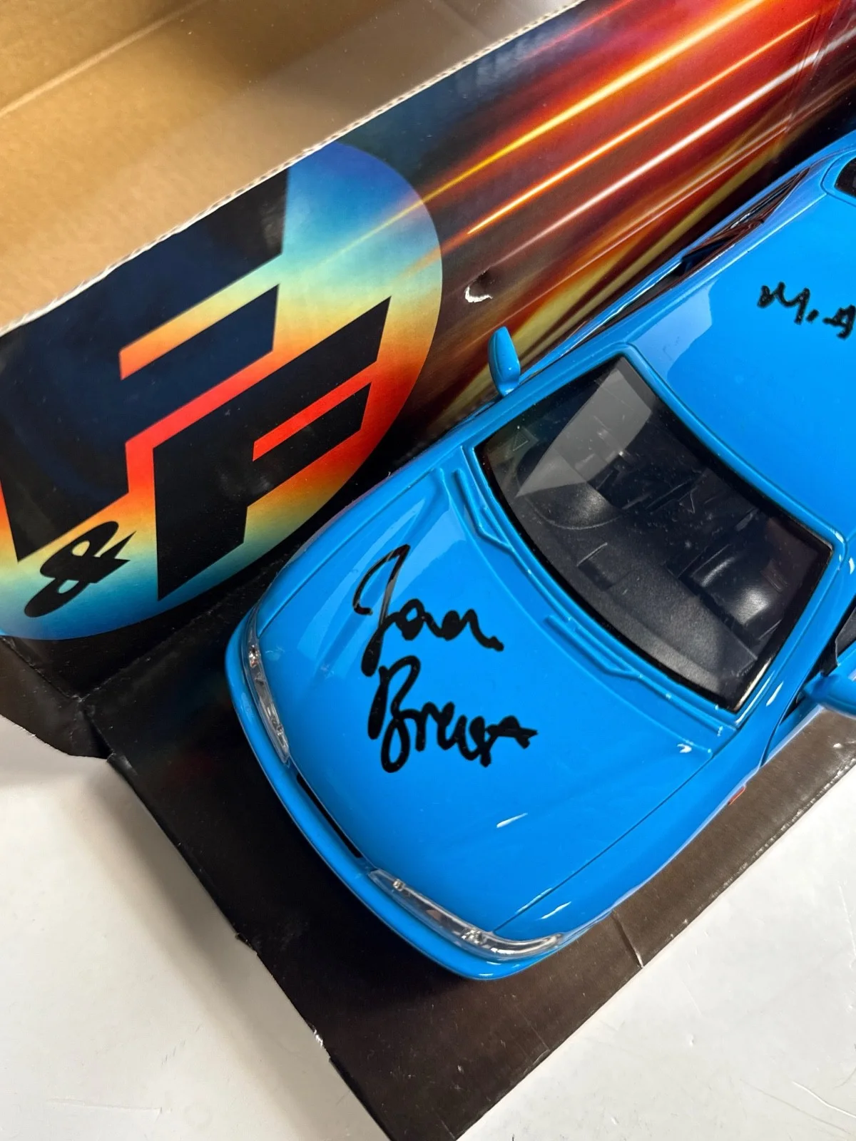 Jordana Brewster — Jordana Brewster Signed Faster Furious Die Cast Car Mia's Acura Integra 1/24 PSA, изображение 2
