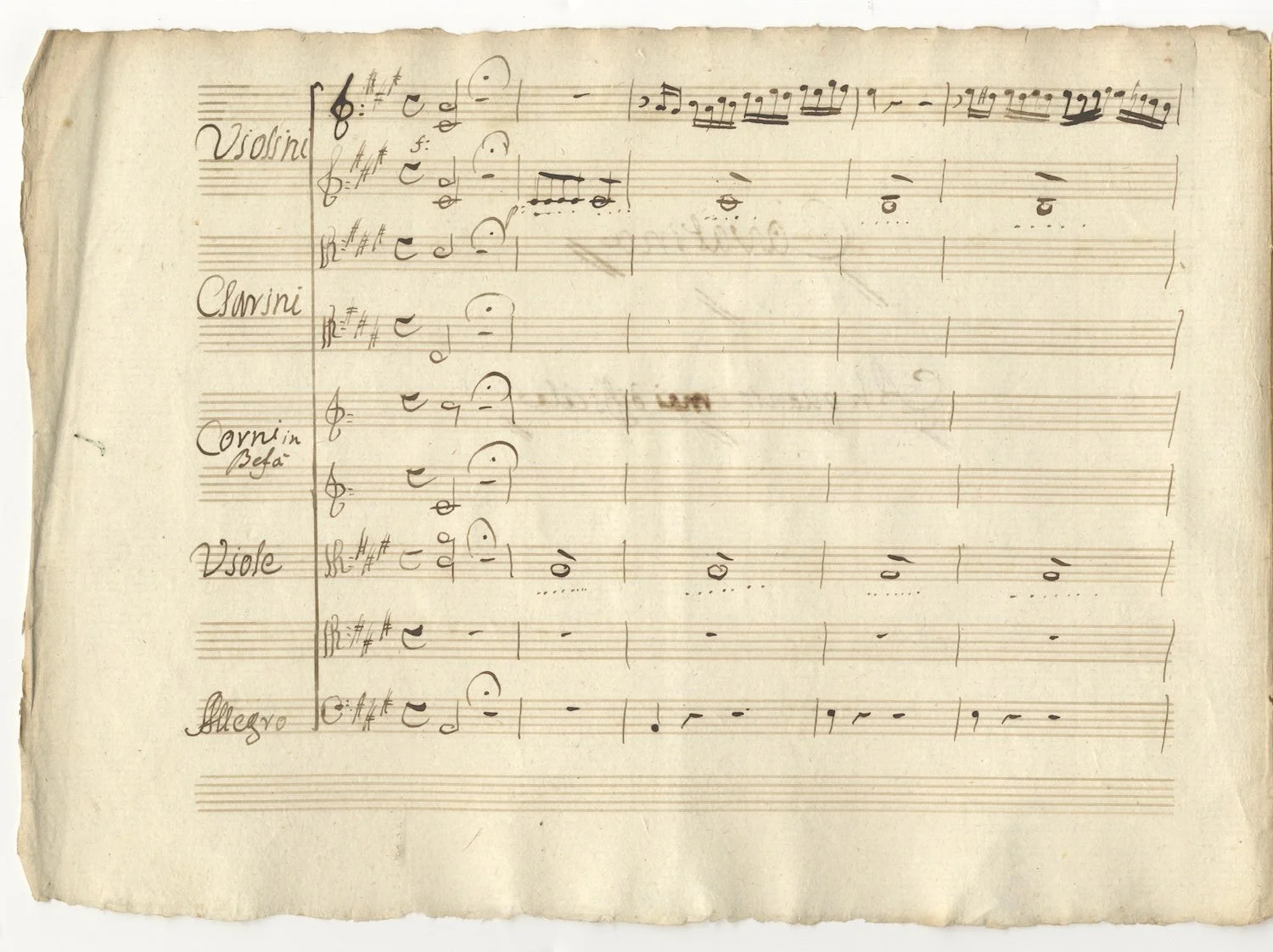 Giovanni ?LIVERATI / Cavatina Ah quanto e mai difficile Musical manuscript Italy, image 2