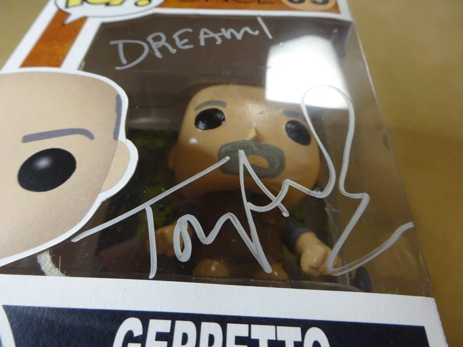 Tony Amendola — Signed Tony Amendola Geppetto Once Upon A Time Custom Funko Pop BAS COA, изображение 4