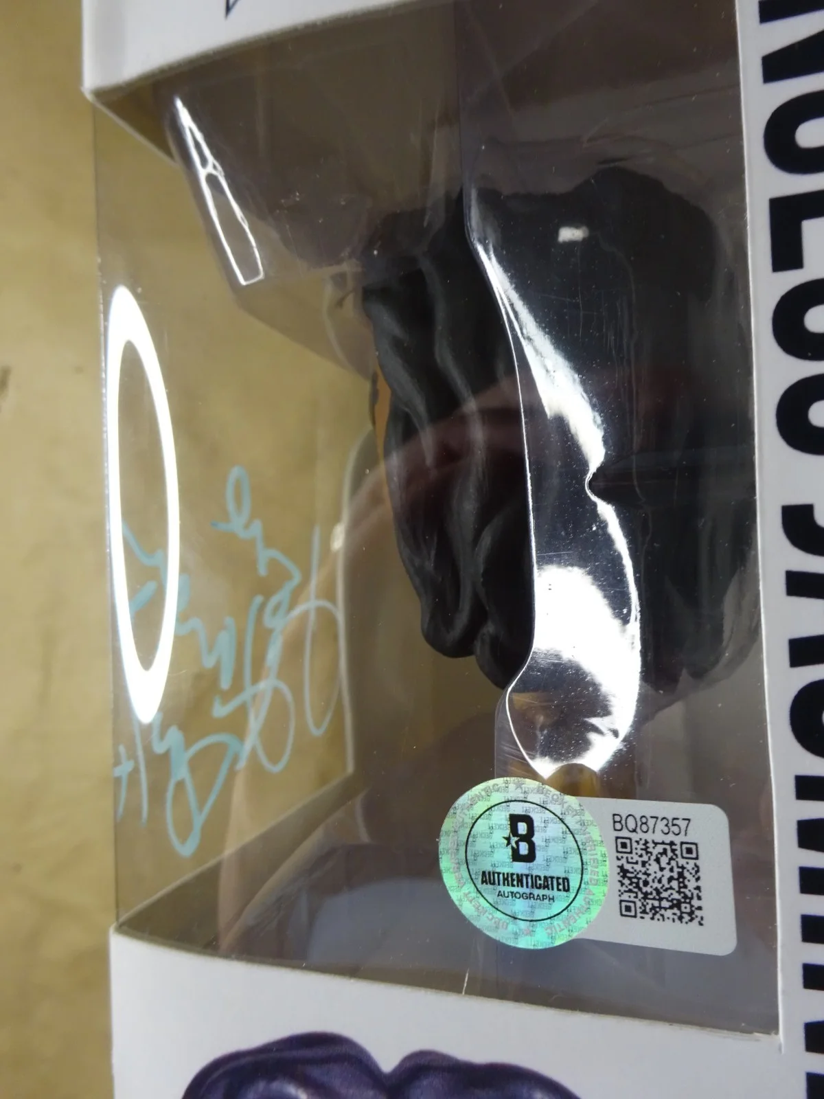Karen David — Signed Karen Davis Princess Jasmine Once Upon A Time Custom Funko Pop BAS COA, image 4
