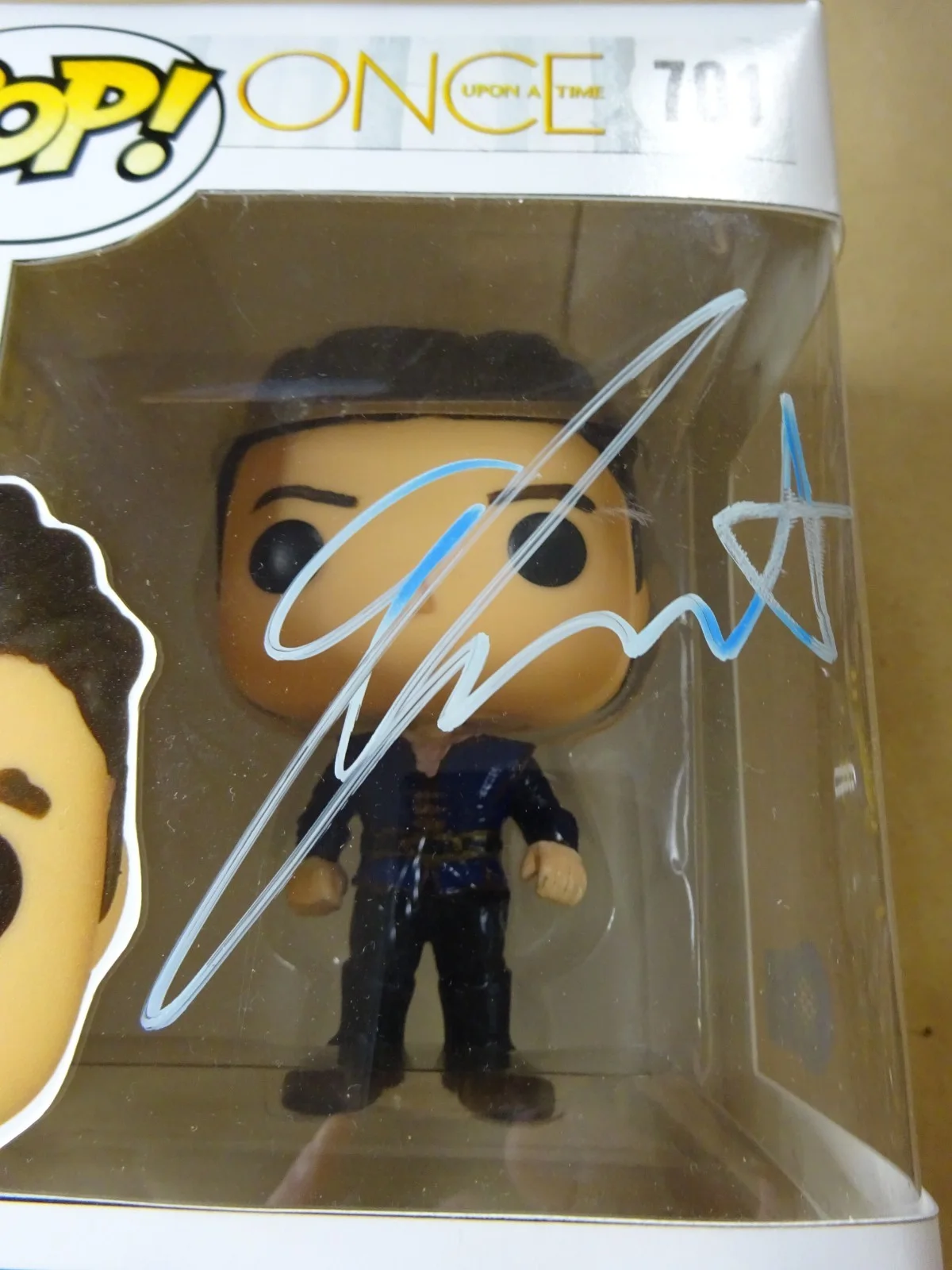 Andrew West — Signed Andrew West Henry Mills Once Upon A Time Custom Funko Pop BAS COA, image 3