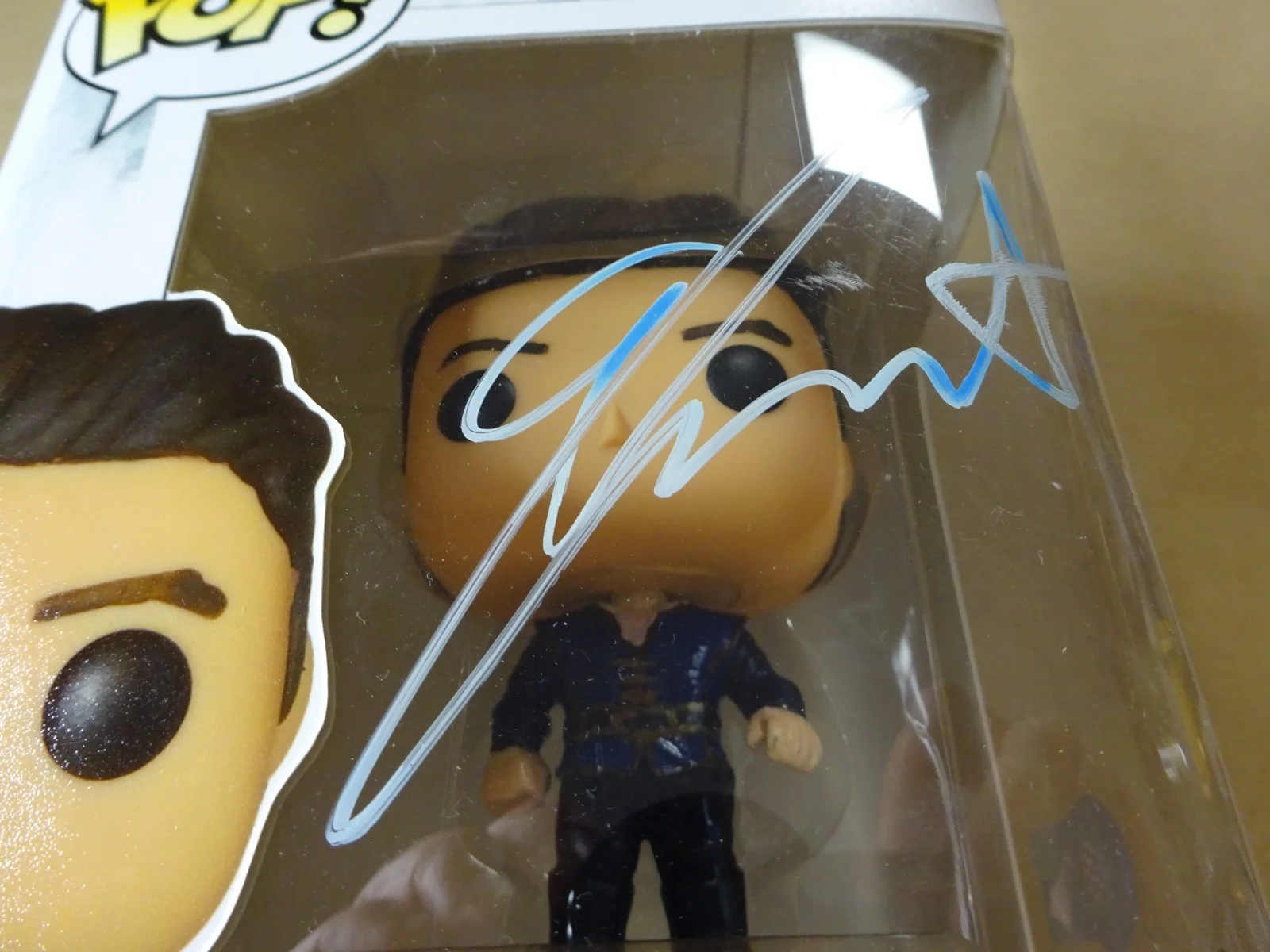 Andrew West — Signed Andrew West Henry Mills Once Upon A Time Custom Funko Pop BAS COA, image 4