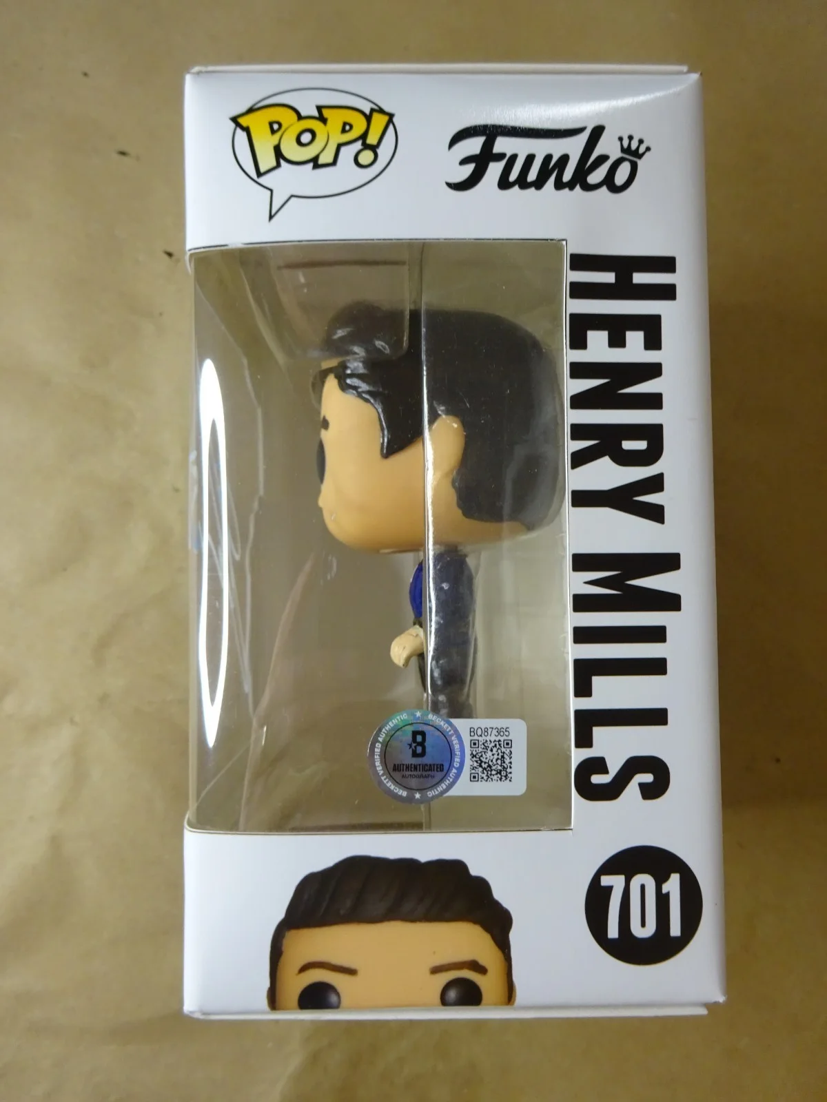 Andrew West — Signed Andrew West Henry Mills Once Upon A Time Custom Funko Pop BAS COA, image 5