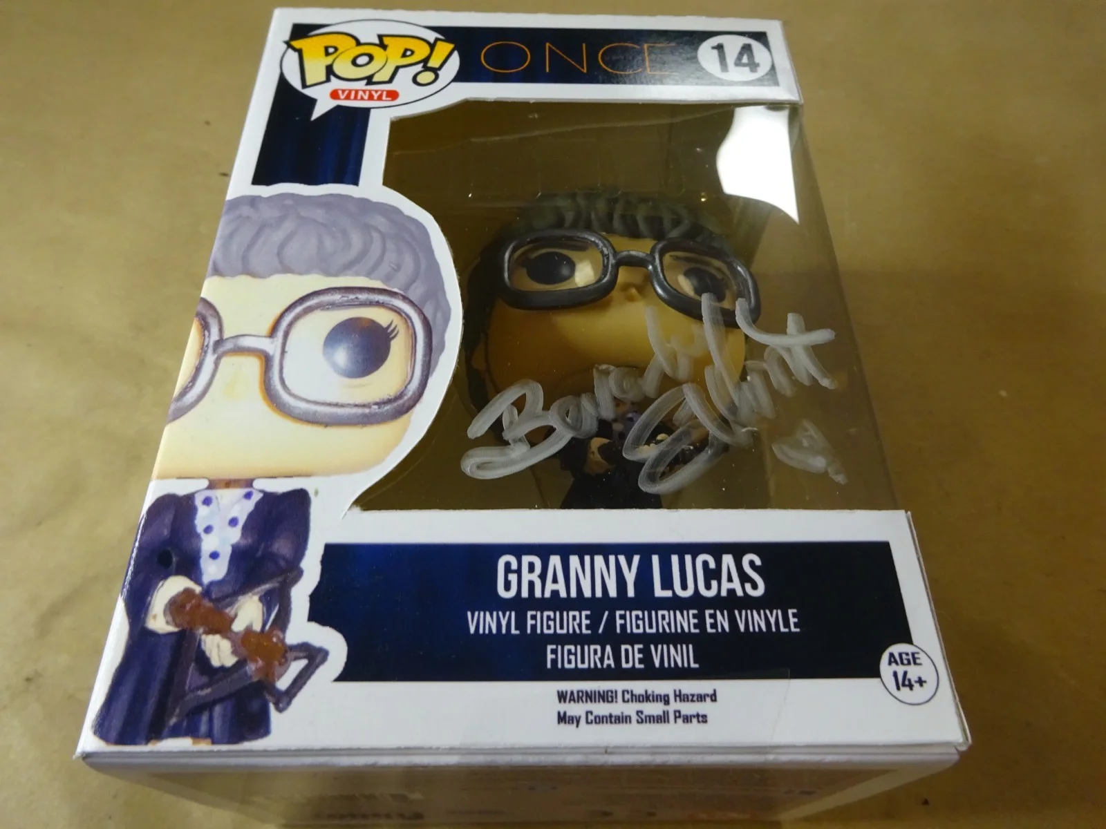 Beverly Elliott — Signed Beverly Elliott Granny Lucas Once Upon A Time Custom Funko Pop BAS COA, image 2