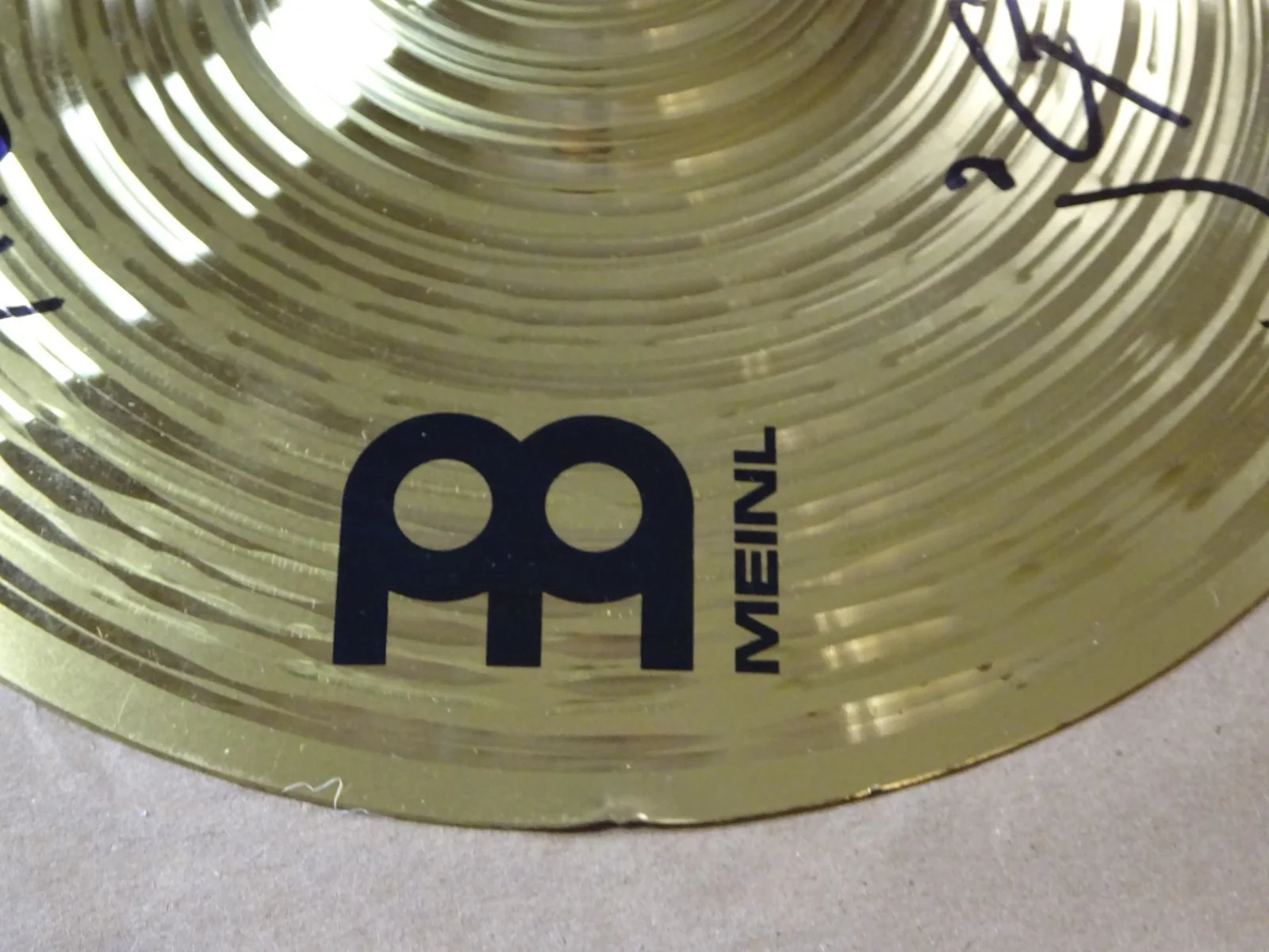 Signed The Lumineers Jeremiah Fraites 8" Splash Cymbal BAS COA & Inscription, изображение 5