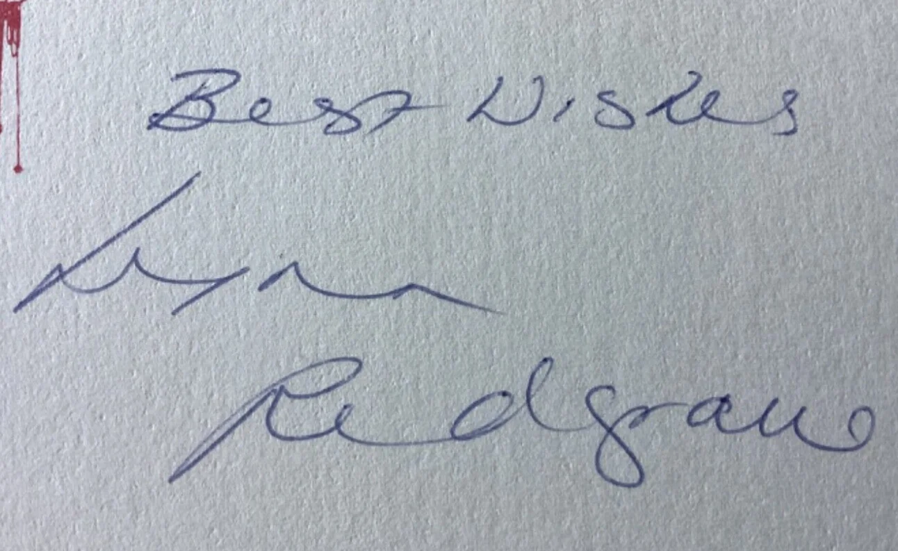 Lynn Redgrave — Actress LYNN REDGRAVE Personally Autographed Signed MOVIE THEATER Card FreeShip, изображение 2