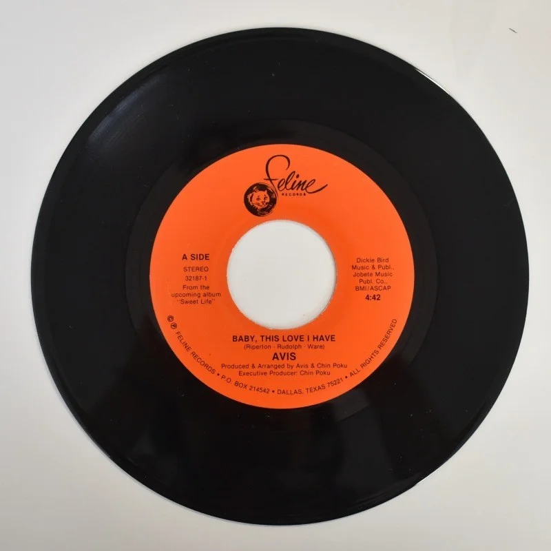 Avis - Baby, This Love I Have / Simple Things (7" Riperton covers), image 2