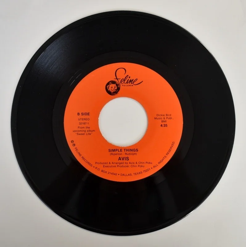 Avis - Baby, This Love I Have / Simple Things (7" Riperton covers), image 3