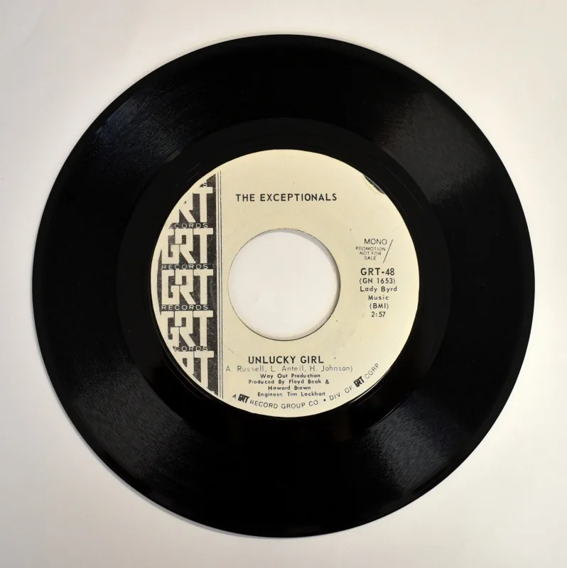 The Exceptionals - What About Me / Unlucky Girl (7" Promo), изображение 2