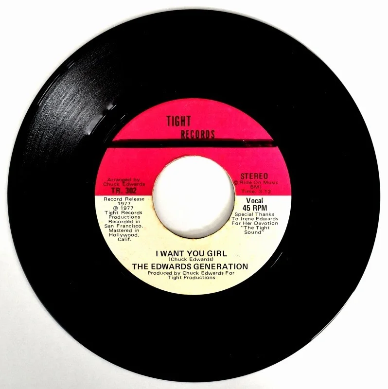 The Edwards Generation - I Want You Girl / ST (7" Vinyl), image 2