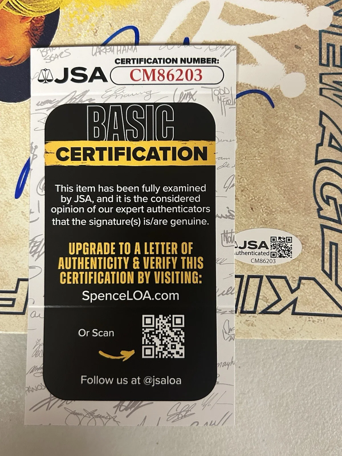 STATE CHAMPS BAND AUTOGRAPHED SIGNED LP VINYL ALBUM WITH JSA COA # CM86203, image 2