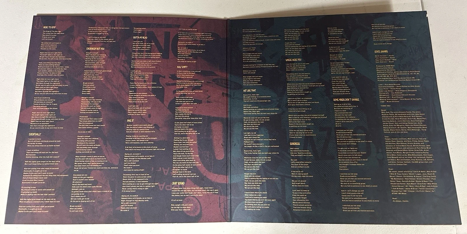 STATE CHAMPS BAND AUTOGRAPHED SIGNED LP VINYL ALBUM WITH JSA COA # CM86203, image 3