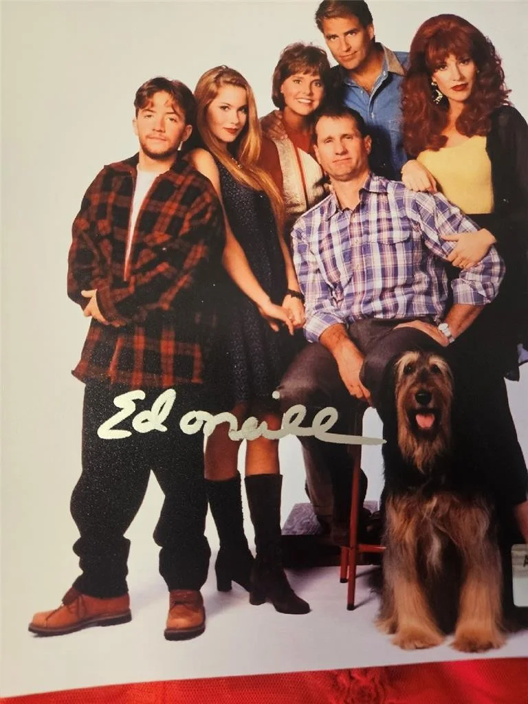 ED O'NEIL — ED O'NEIL HAND SIGNED 8X10 AUTOGRAPHED PHOTO MARRIED WITH CHILDREN AL BUNDY COA, image 2