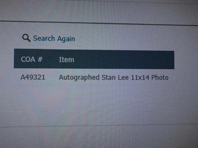 Stan Lee — Captain America Helmet Picture Autographed by Stan Lee 11 x 14, image 4