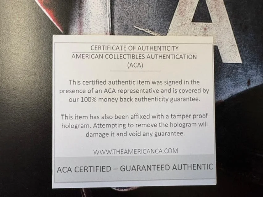 Stan Lee — Captain America Helmet Picture Autographed by Stan Lee 11 x 14, image 5