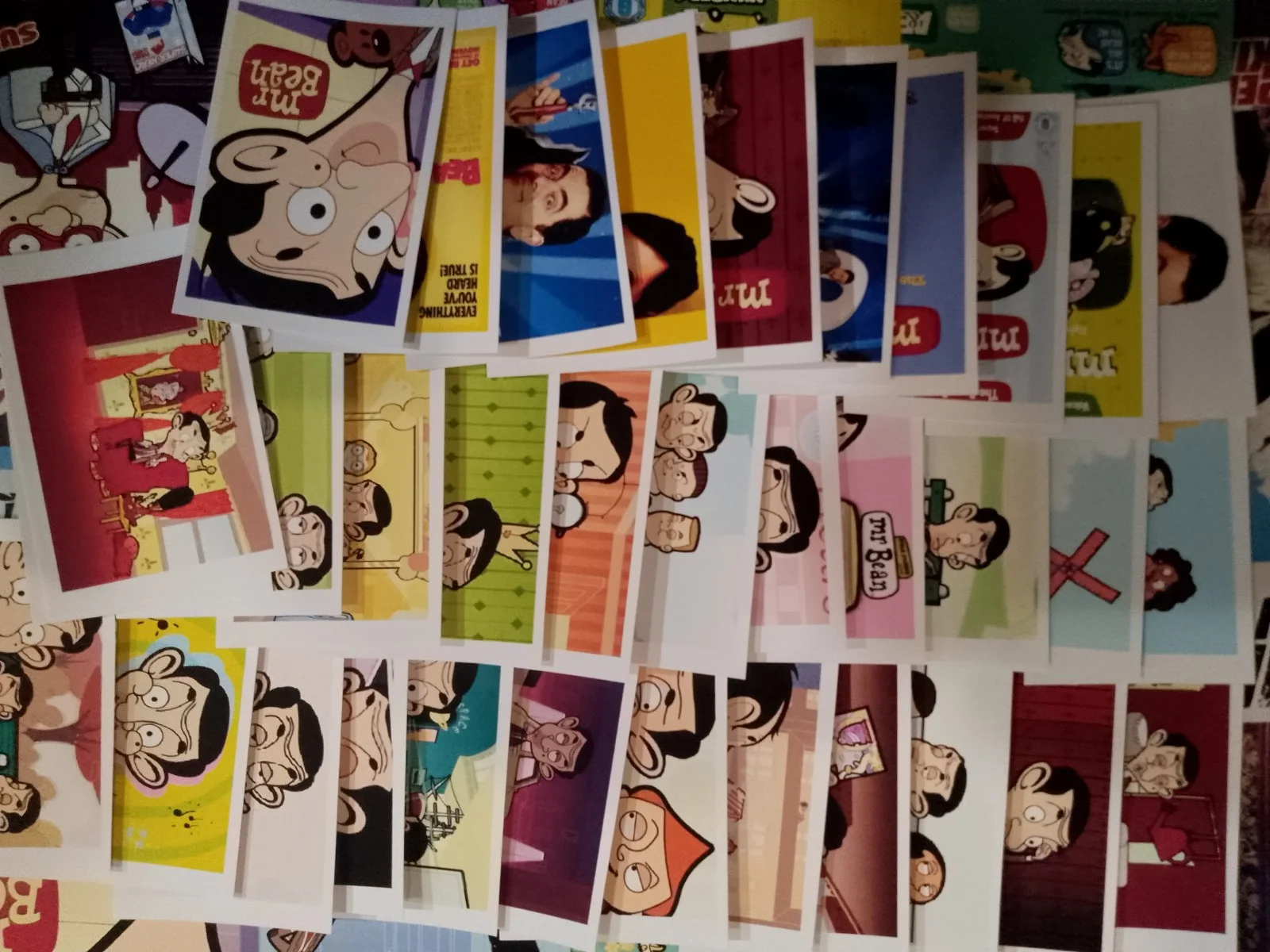 Mr Bean: The Animated Series. 8 Unofficial Lobbymarkers & 34 Mini-cards & Box., изображение 2