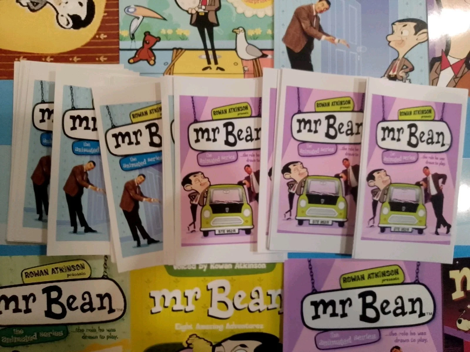 Mr Bean: The Animated Series. 8 Unofficial Lobbymarkers & 34 Mini-cards & Box., изображение 3