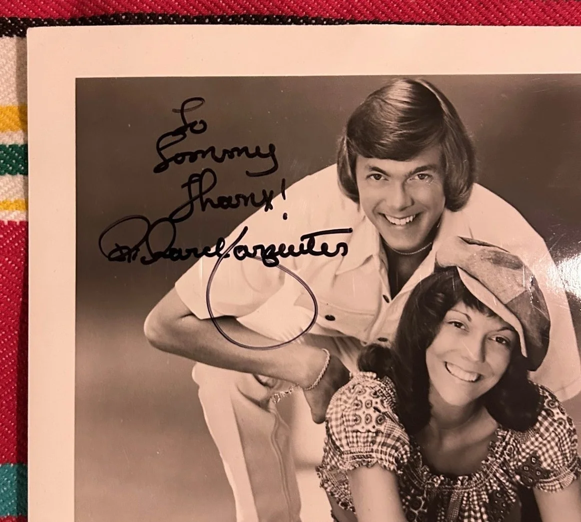 Karen, Richard Carpenter — Karen and Richard Carpenter 8x10 Autographed B&W Photo No CoA, изображение 3