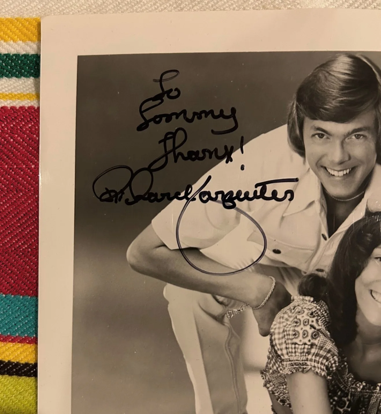 Karen, Richard Carpenter — Karen and Richard Carpenter 8x10 Autographed B&W Photo No CoA, изображение 5