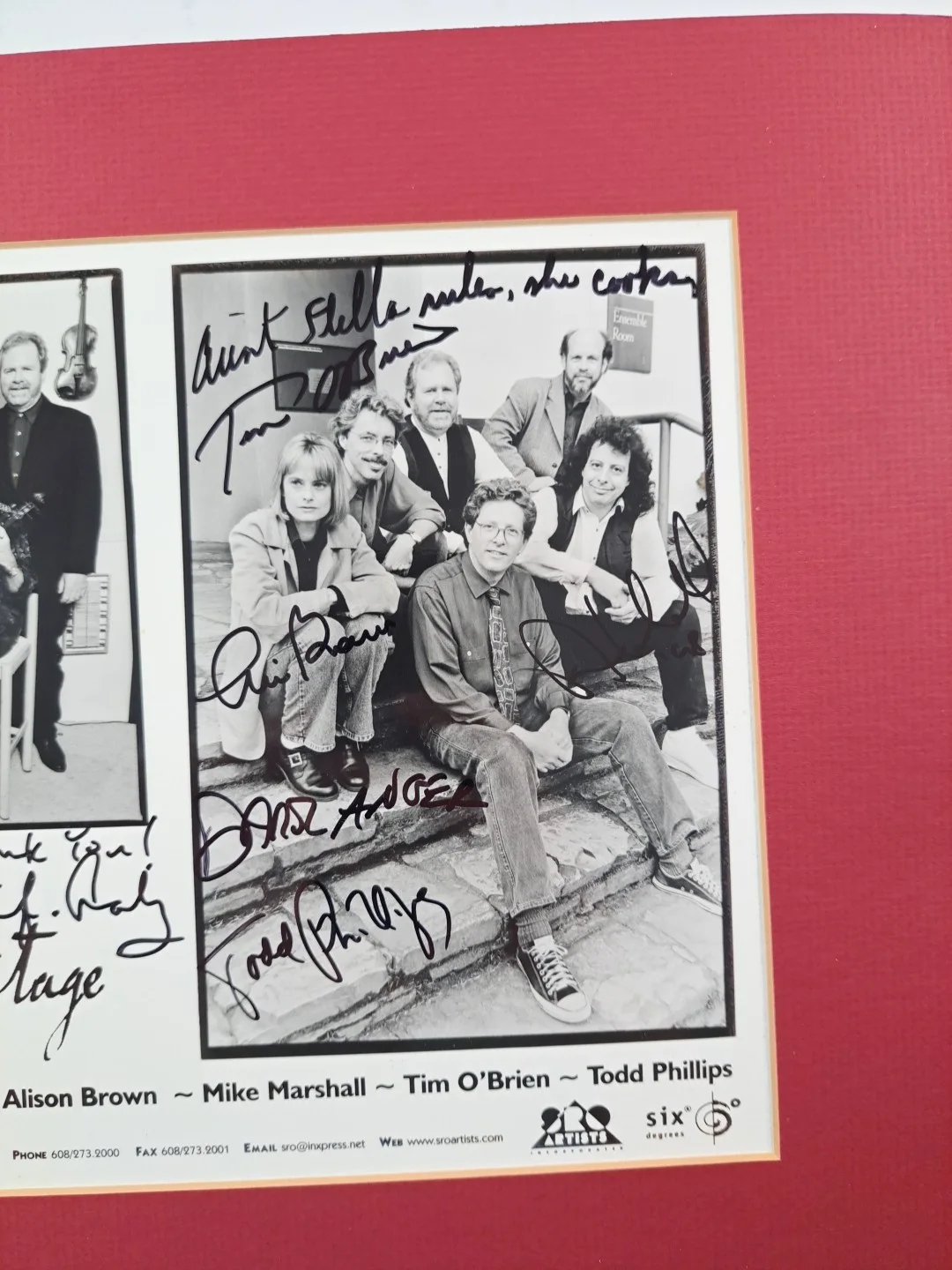 SIGNED Photo Of A Christmas Heritage Music Album Cover Philip Aaberg & More, изображение 2