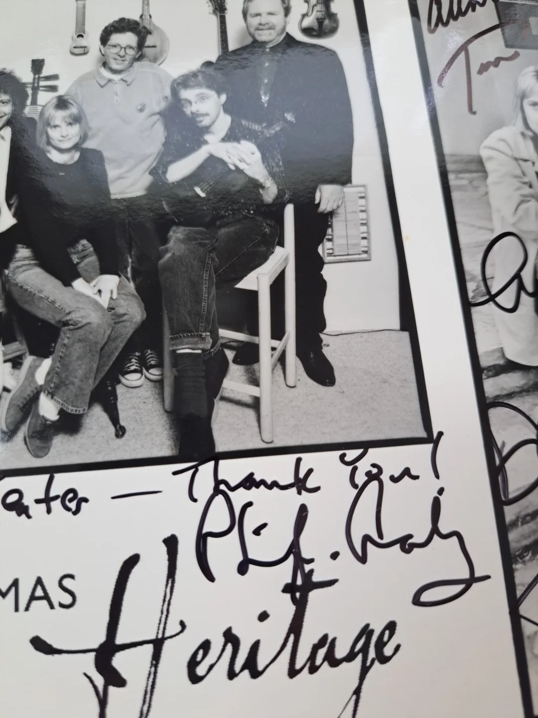 SIGNED Photo Of A Christmas Heritage Music Album Cover Philip Aaberg & More, изображение 5