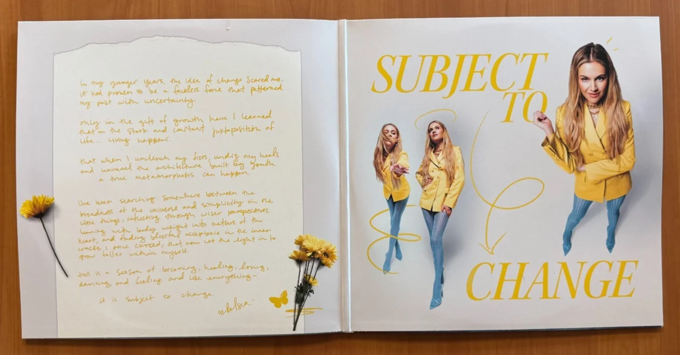Kelsea Ballerini Signed Autographed Subject to Change Vinyl Double LP, изображение 2
