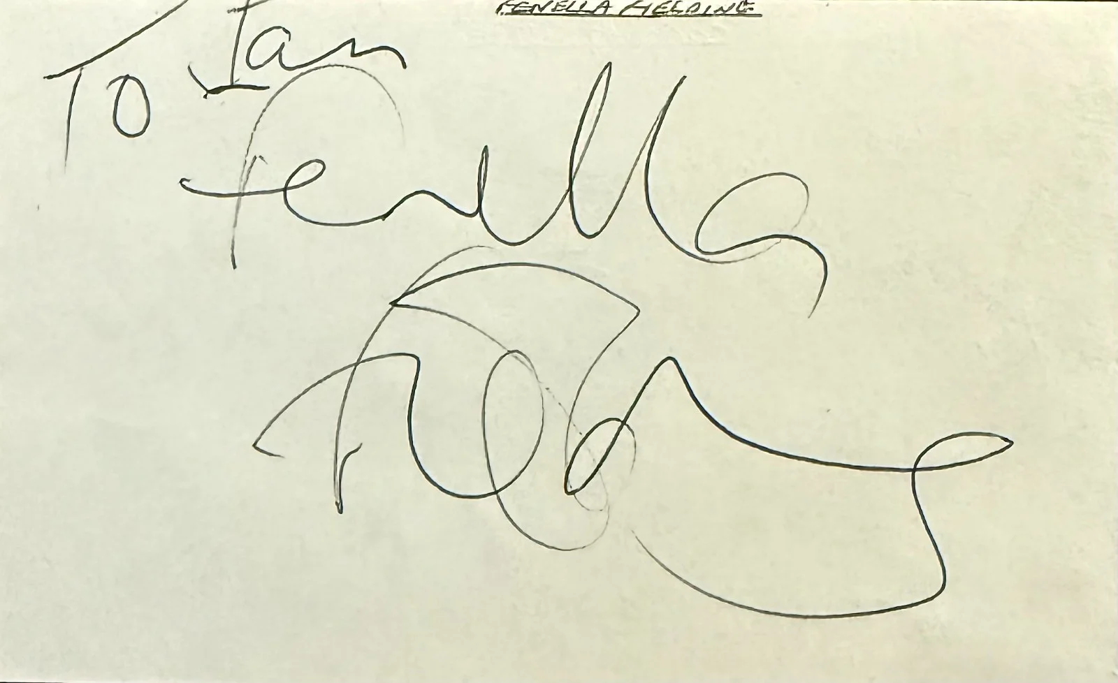 Fenella Fielding, Julie Foy — FENELLA FIELDING & JULIE FOY Dual Signed Autographed 3x5 ALBUM PAGE THE AVENGERS, изображение 2