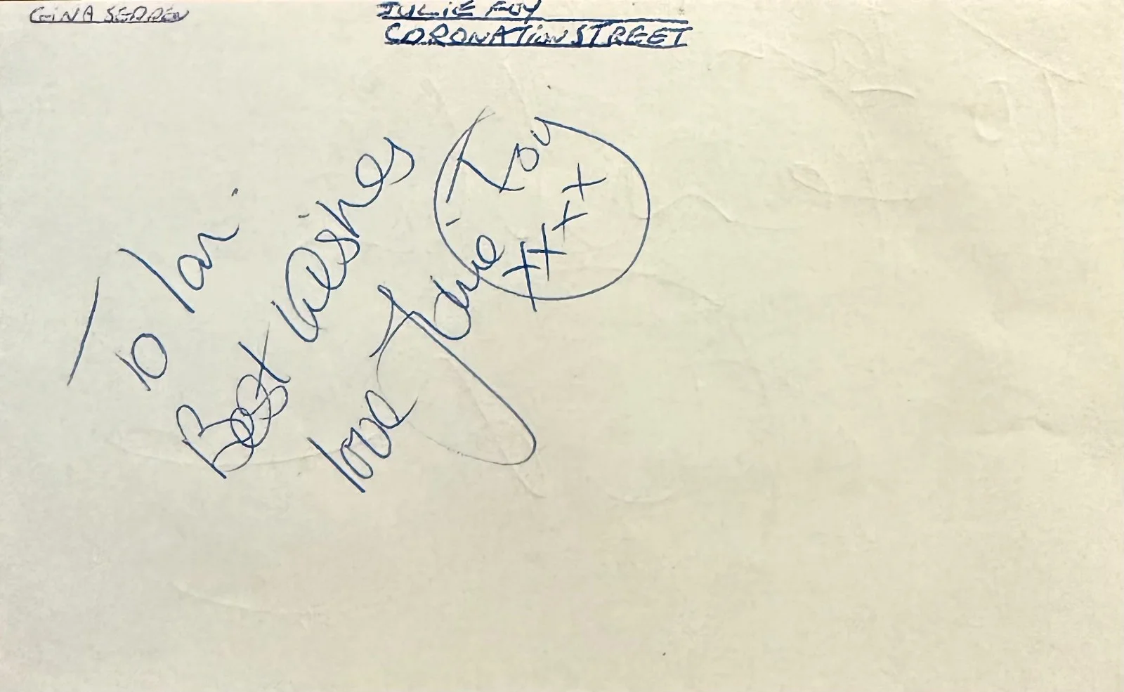 Fenella Fielding, Julie Foy — FENELLA FIELDING & JULIE FOY Dual Signed Autographed 3x5 ALBUM PAGE THE AVENGERS, изображение 4