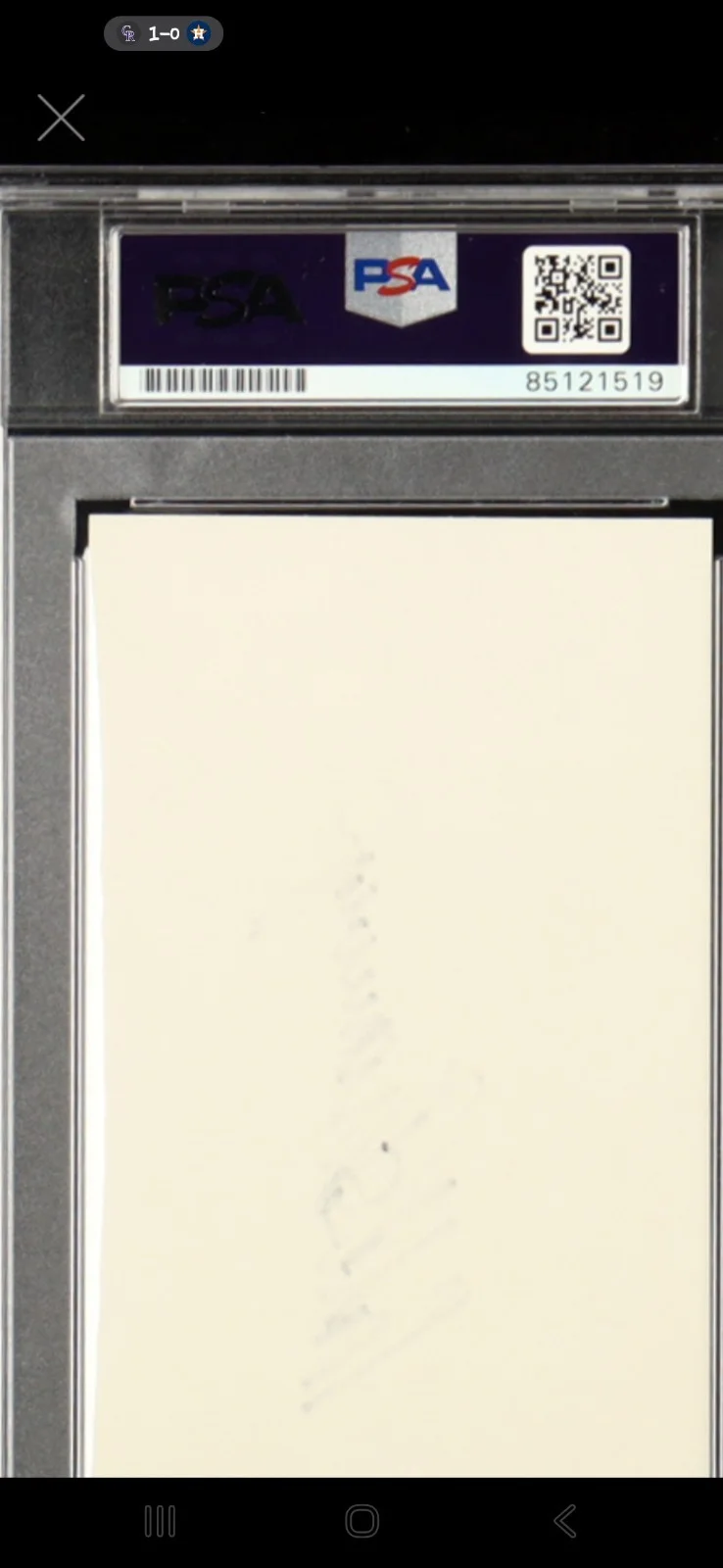 Arnold Schwarzenegger — ARNOLD SCHWARZENEGGER SIGNED INDEX CARD PSA/DNA Authentic ENCAPSULATED 3x5 " T2, image 4