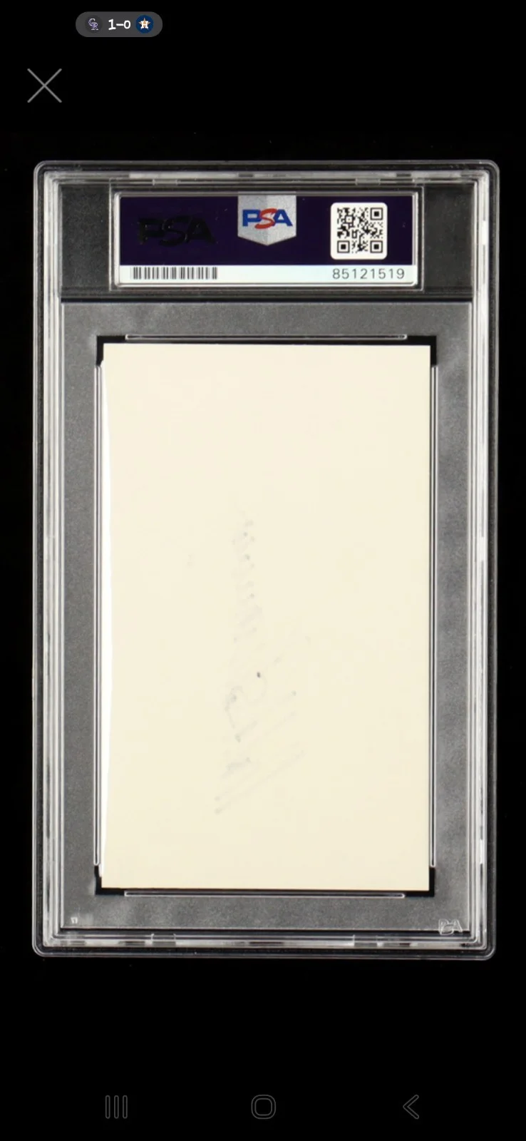 Arnold Schwarzenegger — ARNOLD SCHWARZENEGGER SIGNED INDEX CARD PSA/DNA Authentic ENCAPSULATED 3x5 " T2, image 5